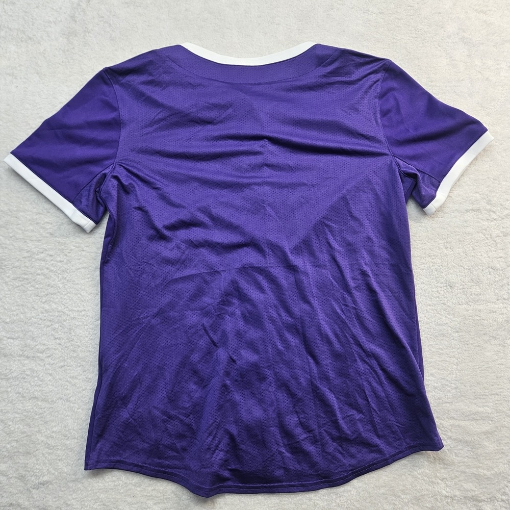 Nike Stock Vapor Select2 Full Button Softball Game Jersey Women's M Purple - Picture 2 of 6